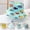 Sky Blue, variant on Baby Sun Hat Outdoor Upf 50+ Classic Hats with Wide Brim Cute Print Soft Cap for Boys & Girls Fashion Headwear Sky Blue One Size