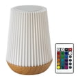 thumbnail image 1 of Ambiente Lámpara Plisada Noche Mesa Inalámbrica USB Toque Recargable 3 Color Sin Escalón Dimmable para La Sala Estar Habitación, 1 of 9