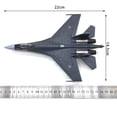 thumbnail image 2 of 1/100 Alloy Russian Plane Model SU-35 Diecast Plane for Shelf Bedroom Decor, 2 of 9