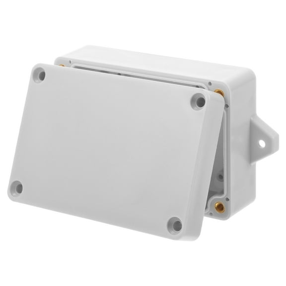 Luxshiny Outdoor White Plastic Junction Box for Safe Cable Wiring and Storage