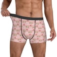 thumbnail image 3 of Men's Boxer Briefs, Summer watermelon dogs Soft Comfy Mens Underwear Boxer Briefs Breathable With Widen Waist, 3 of 7
