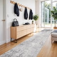 thumbnail image 6 of YOUFORTONG Hallway Washable 3’X14’ Runner Rugs,Abstract Extra Long Soft Floor Mat for Living Room,Grey, 6 of 6