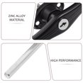 thumbnail image 3 of FUEENIRVA Universal Black T Handle Lock for Garage Door Shed Door Hardware Kit, 3 of 8