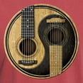 thumbnail image 3 of CafePress - Old And Worn Acoustic Guitars Yin Yang - Mens Comfort Colors Shirt, 3 of 5