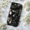 thumbnail image 5 of Dark Gothic Collage Phone Case, Black Aesthetic iPhone Cover with Skeletons, Roses & Vintage Quotes, Moody Grunge Style for iPhone 16 15 14 13 12 11 Pro Max, 5 of 6