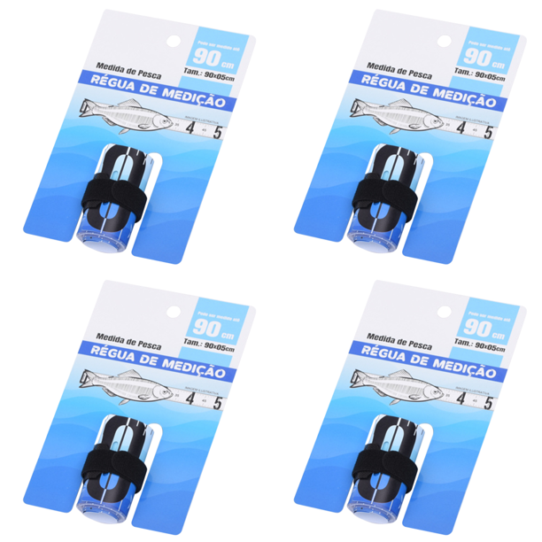 Regla de pesca herramienta impermeable de PVC sin deformación para azul
