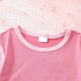 thumbnail image 5 of Tiijoy Little Girls Outfits Casual Colorblock Short Sleeve Tshirt Shorts Set, Sizes 5-6, 5 of 8