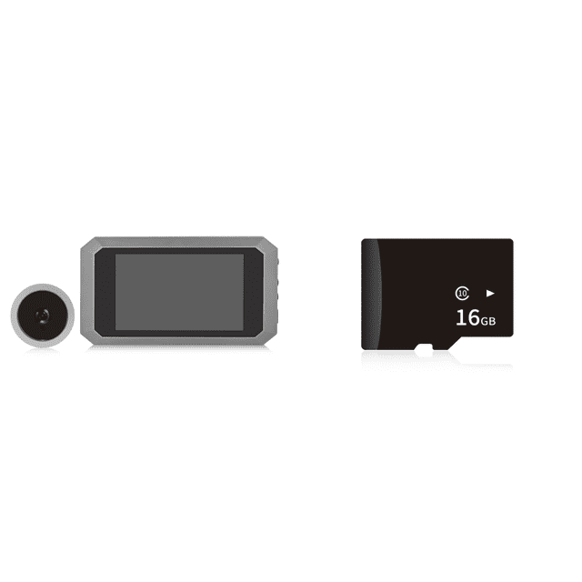 Pantalla 3 9 Pulgadas Visor Electrónico Magic Eye Cámara Nocturna 1080P (gris)