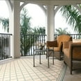 thumbnail image 3 of SAFAVIEH Beach House Richard Geometric Indoor/Outdoor Area Rug, Cream/Aqua, 2'2" x 4', 3 of 6
