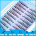 thumbnail image 5 of 168Pcs  Natural Eyelash Clusters 11-13mm Lash Extension Kit C Curl Eyelash Extension Invisible Eyelashes with Lash Bond and Seal Glue and Tweezers DIY At Home, 5 of 7