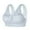 Grey, variant on 2 Pack Womens Bras Ice Silk Seamless Gathers Together Without Steel Ring Wipe Lace Underwear Chest Wrap Sports Vest Bras