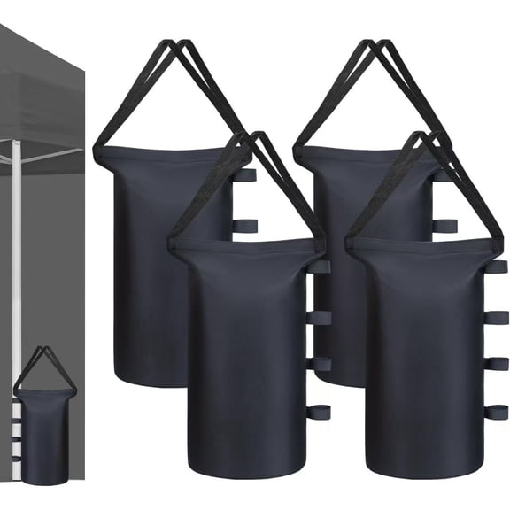 200LBS Canopy Tent Weights Set of 4 Empty Sand Bags for Canopy Tent Legs, Canopy Tent Weights Sandbags for Outdoor Gazebos, Umbrellas, Pergolas, Sunshades