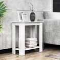 thumbnail image 2 of Giantex Table d'Appoint pour la Maison, Table Basse, Table d'Exposition en Bois, Table de Bout, Table de Chevet pour Bureau, Blanc, 2 of 9