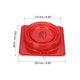 thumbnail image 2 of Uxcell 7" Metal Backdraft Damper Backflow Preventer Draft Blocker Duct Connector Rojo, 2 of 7