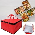 thumbnail image 7 of LAMIRO Insulated Food Delivery Bag,XXXL Pizza Delivery Bags for Hot and Cold Food,Commercial,Large Capacity Reusable Warming Bag,Catering Cooler Bag for Doordash (Red,1Pc), 7 of 7
