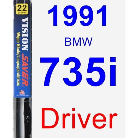 - 1991 BMW 735i Driver Wiper Blade - Vision Saver
