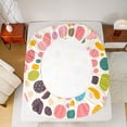 thumbnail image 5 of Manfei Abstract Circle Full Size Sheets,Multicolor Circular Bed Sheets,Colorful Polka Dots Sheet Sets For Teens,Super Cozy Room Decor,4 Pieces, 5 of 7