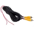 thumbnail image 1 of Cable de extensión de vídeo de 6M y 20 pies, conector RCA, conector hembra Phono para cable de detección de coche de marcha atrás, rojo, 1 of 5