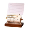 thumbnail image 1 of veasfak Desk Calendar Artwork Stable Daily Use Calendar for Countertop Office School Calendar With Card, 1 of 9