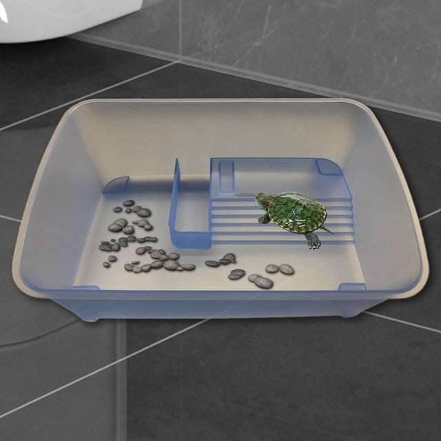 Tanque de tortuga perfecl con suministros de área multifuncional para reptiles L