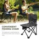 thumbnail image 5 of Silla de camping plegable portátil con bolsa de transporte, silla plegable de tela Oxford., 5 of 7