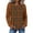 139#Brown, variant on Fall Clothes for Women Plaid Raglan Sleeve Thermal Tops Crewneck Casual Long Sleeve Tee