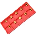 thumbnail image 1 of Juego de 10 insertos de carburo para torneado de carburo, herramienta de torneado de 10 × 10 × 2,5 mm, 1 of 5