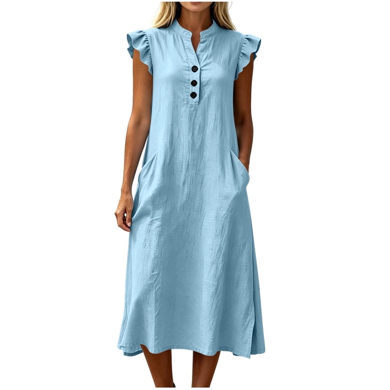 cotton and linen ruffled chest strap dress AE Ruffle Tie-Strap Mini Dress Women's Chalk XL