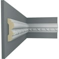 thumbnail image 5 of Ekena Millwork 3"H x 7/8"P x 94 1/2"L (3" Repeat) Leaf Twist Chair Rail, 5 of 6