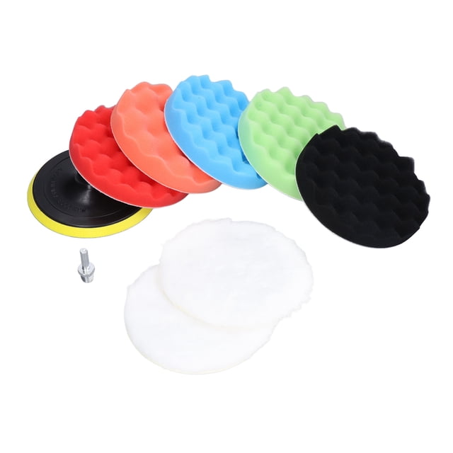 Buffing Sponge,9Pcs Polishing Pad Buffing Car Polishing Sponge Polishing Wool Pad Optimal Efficiency