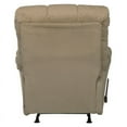 thumbnail image 4 of Batts Chaise Rocker Recliner with Heat & Massage in Beige Polyester Fabric, 4 of 10