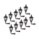 thumbnail image 3 of 10 farolas en miniatura para decoración de caminos, faroles y faroles. luz calida, 3 of 9