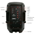thumbnail image 3 of QFX PBX-808TWS Dual 8-Inch Portable Bluetooth PA Speaker System with Stands, Wired Mics, Remotes, USB/FM/TWS/LED, 3 of 11