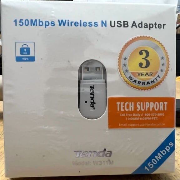 RHEA- Tenda W311M 150 Mbps Wireless N Usb Adapter