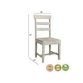 thumbnail image 2 of Taran Designs Brooke Solid Wood Dining Chairs (Set of 2) in White, 2 of 8