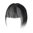 thumbnail image 2 of WEIWEIGG 3D Hand-Woven Clip In Fringe, Human Hair Extension for Women, Brown Black, Real Hair Bangs, Easy to Wear Natural Look, 2 of 9