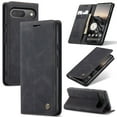 thumbnail image 1 of CaseMe Leather for Google Pixel 9/9 Pro Case, Flip Wallet Leather Case with Card Holder Magnetic Closure Shockproof Kickstand Protective Phone Cases Cover for Google Pixel 9/9 Pro,Black, 1 of 12