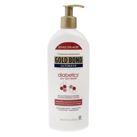 Gold Bond Ultimate Diabetics' Dry Skin Relief, 15.6 oz Pump