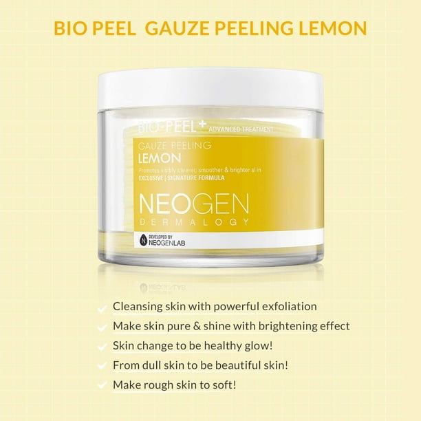 NEOGEN DERMALOGY Bio-Peel, Gentle Exfoliating Peeling Gauze Pads