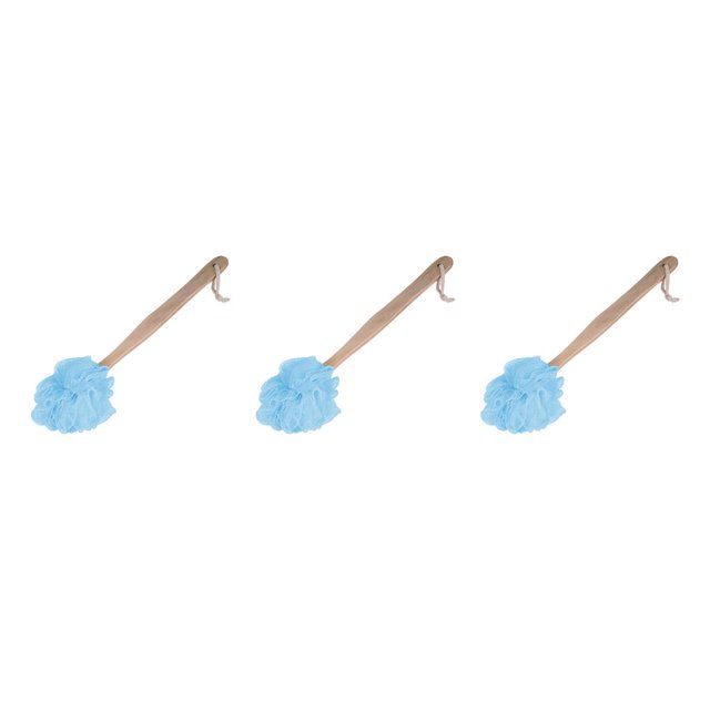 Yuarrent Back Scrubber Exfoliating Shower Body Brush Esponja para fregar Bola con mango largo de Type7 NO7