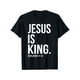 thumbnail image 1 of [100% Cotton]Jesus is King Bible Scripture Quote Christian T-ShirtMen Gifts, 1 of 6