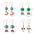 thumbnail image 4 of Pendientes De Navidad A La Moda, Pendientes Creativos De Papá Noel, Ciervo Y Campana, Regalo De Navidad Para Niñas Serendint AP007687-04, 4 of 6