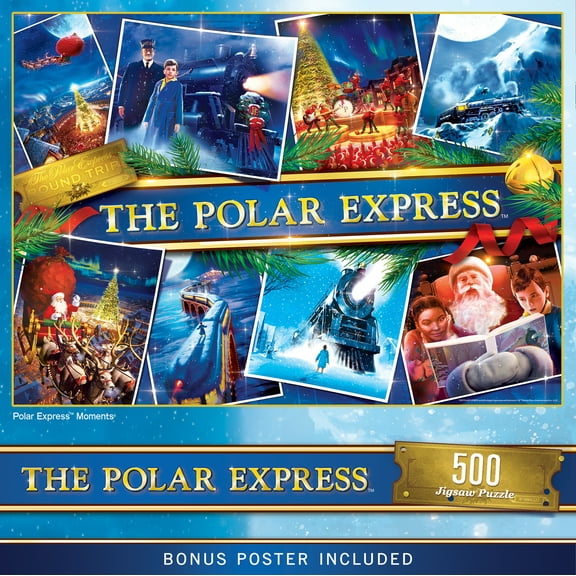 MasterPieces 500 Piece Jigsaw Puzzle - Polar Express Moments - 15"x21"