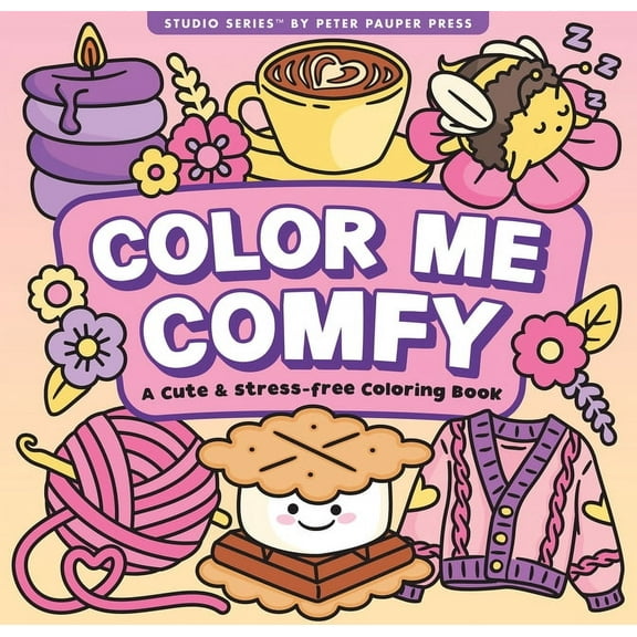 Color Me Comfy Adult Coloring Book (31 One-Sided Designs on Thick Paper), (Paperback)