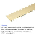 thumbnail image 4 of Uxcell Acero Inoxidable Medidor de Notch para el Cuello de Guitarra, 4 of 5