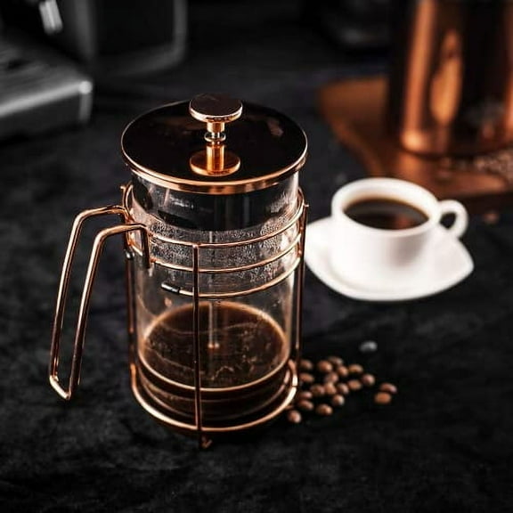 French Coffee Press Small Maker Manual Set Cafetera Tea Steel Filter Stainless Steel 34 Ounce/1 Liter 9917-C001-04