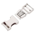 thumbnail image 4 of Youkk Metal Bag Webbing Belt Buckle Clip Clasp Stylish and Sturdy Silver Inner diameter 19mm 1Set, 4 of 6