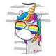 thumbnail image 2 of Niños pony Camiseta Verano 3D Impreso Dibujos animados Unicornio Camiseta Niños Divertido Harajuku Moda Top Boys amp; Camiseta super linda para niñas 3T Gao Jinjia LED, 2 of 2