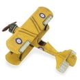 thumbnail image 4 of Contemporary Home Living 12" Yellow and Black 20th Century British Biplane Tabletop Decoration, 4 of 5