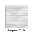 thumbnail image 1 of FASÄDE Ripple Decorative Vinyl Backsplash Panel in Gloss White (6X6 Inch Sample, 1 of 5